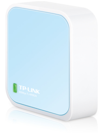TP-Link TL-WR802N router inalámbrico Ethernet rápido Banda única (2,4 GHz) Azul, Blanco