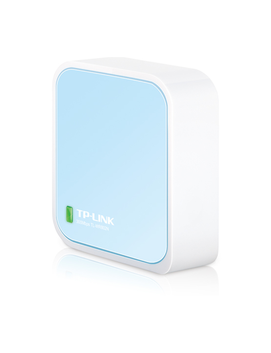 TP-Link TL-WR802N router inalámbrico Ethernet rápido Banda única (2,4 GHz) Azul, Blanco