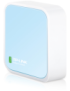 TP-Link TL-WR802N router inalámbrico Ethernet rápido Banda única (2,4 GHz) Azul, Blanco
