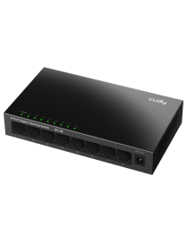 Cudy GS108 switch No administrado Gigabit Ethernet (10/100/1000) Negro