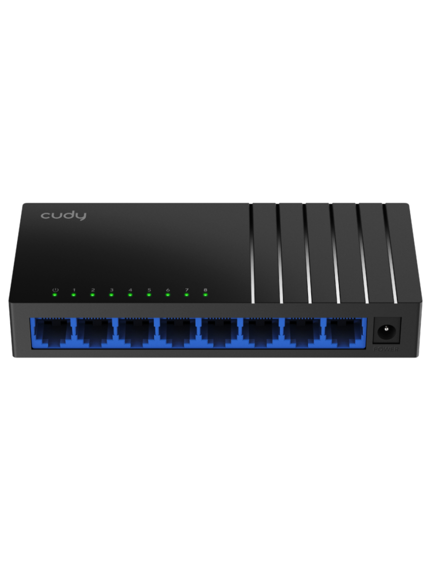 Cudy GS108D switch No administrado Gigabit Ethernet (10/100/1000) Negro