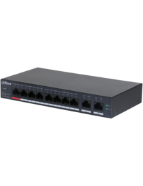 Dahua Technology DH-CS4010-8ET-110 switch Gestionado L2 Fast Ethernet (10/100) Energía sobre Ethernet (PoE) Negro