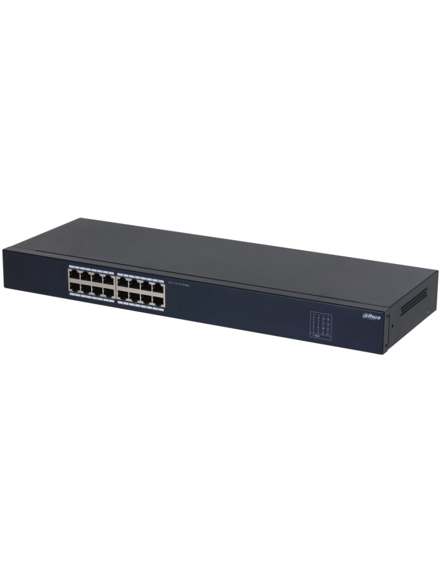 Dahua Technology SF1016 No administrado L2 Fast Ethernet (10/100) Negro