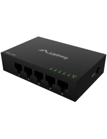 Lanberg DSM1-1005 switch No administrado Gigabit Ethernet (10/100/1000) Escritorio Negro