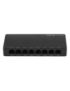 Lanberg DSP2-1008-12V switch No administrado Gigabit Ethernet (10/100/1000) Negro