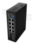 Lanberg ILFE-8P-1GE-1S-120 switch No administrado Fast Ethernet (10/100) Energía sobre Ethernet (PoE) 1U Negro