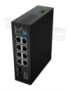 Lanberg ILGE-8P-2S-120 switch No administrado Fast Ethernet (10/100) Energía sobre Ethernet (PoE) 1U Negro