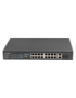 Lanberg RSFE-16P-2C-250 switch No administrado Gigabit Ethernet (10/100/1000) Energía sobre Ethernet (PoE) 1U Negro