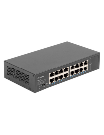 Lanberg RSGE-16 switch No administrado Gigabit Ethernet (10/100/1000) 1U Negro