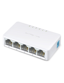 Mercusys MS105 switch No administrado Fast Ethernet (10/100) Blanco