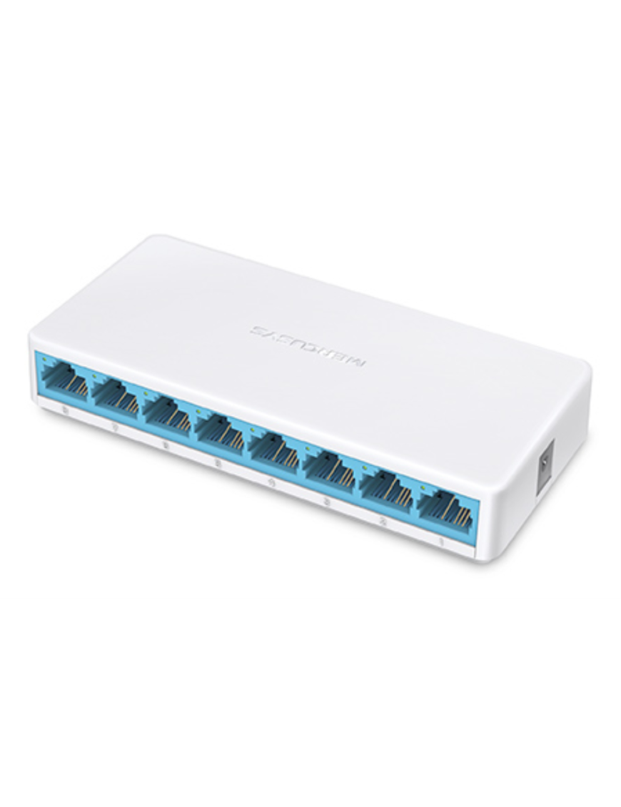 Mercusys MS108 switch No administrado Fast Ethernet (10/100) Blanco