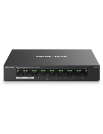 Mercusys MS108GP switch Gestionado Gigabit Ethernet (10/100/1000) Energía sobre Ethernet (PoE) Negro