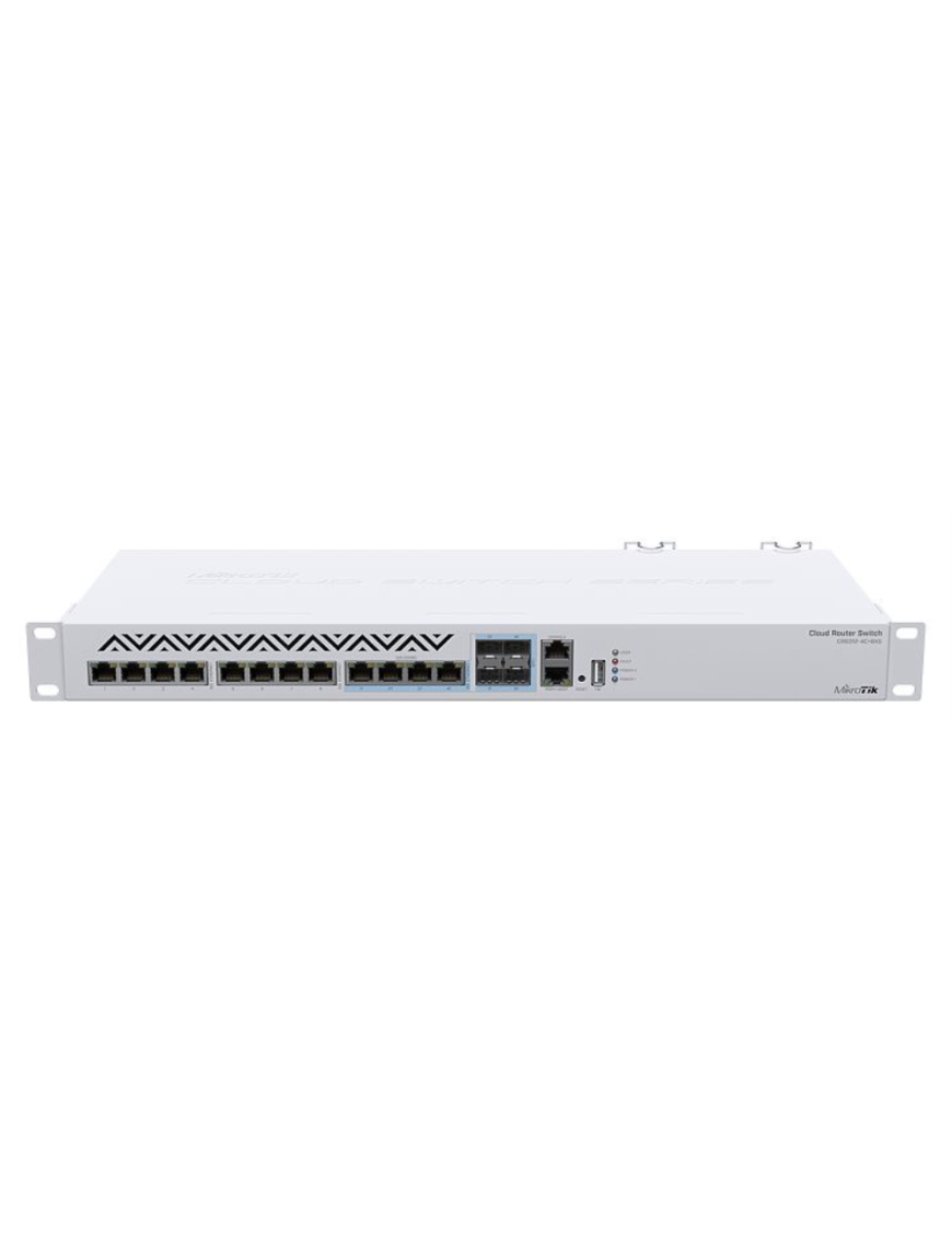 Mikrotik CRS312-4C+8XG-RM switch Gestionado L3 10G Ethernet (100/1000/10000) 1U Blanco