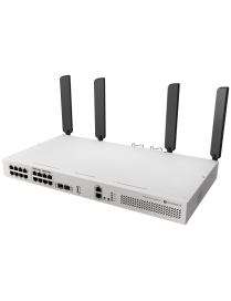Mikrotik CRS418-8P-8G-2S+5axQ2axQ-RM L2/L3 Gigabit Ethernet (10/100/1000) Energía sobre Ethernet (PoE) 1U
