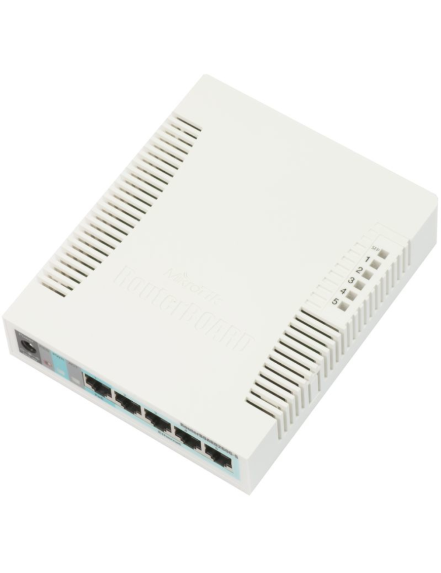 Mikrotik RB260GS Gigabit Ethernet (10/100/1000) Energía sobre Ethernet (PoE) Blanco