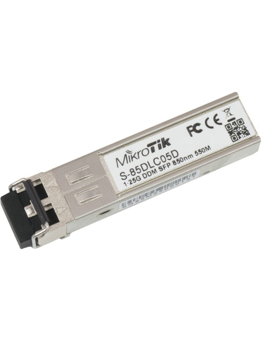 Mikrotik S-85DLC05D red modulo transceptor 1250 Mbit/s SFP 850 nm