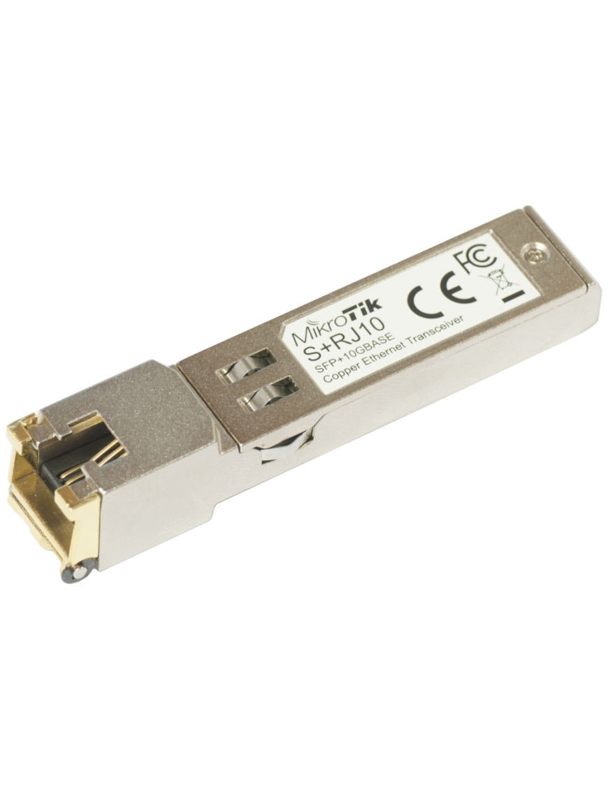 Mikrotik S+RJ10 red modulo transceptor 10000 Mbit/s SFP+