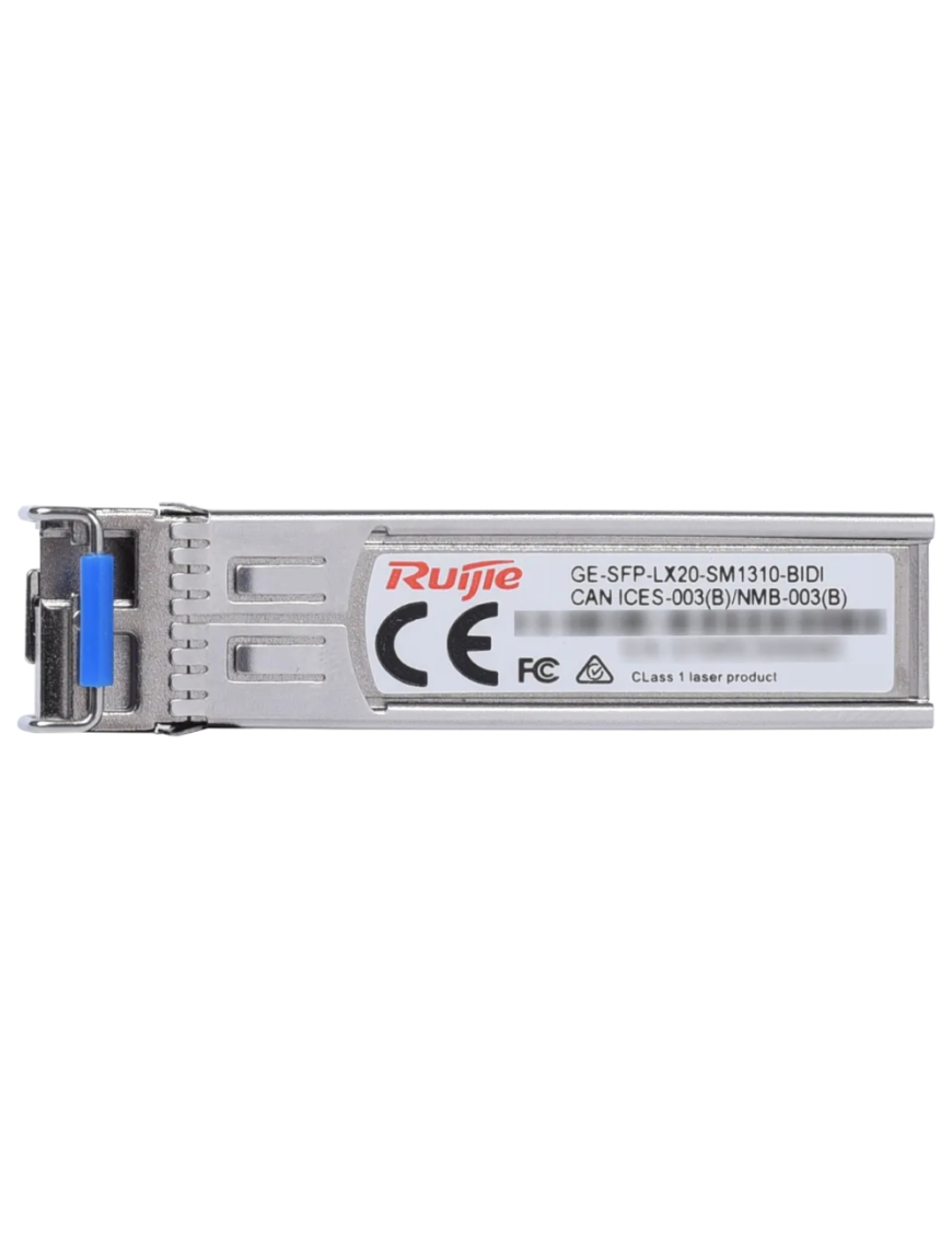 Ruijie Networks GE-SFP-LX20-SM1310-BIDI red modulo transceptor Fibra óptica 1000 Mbit/s
