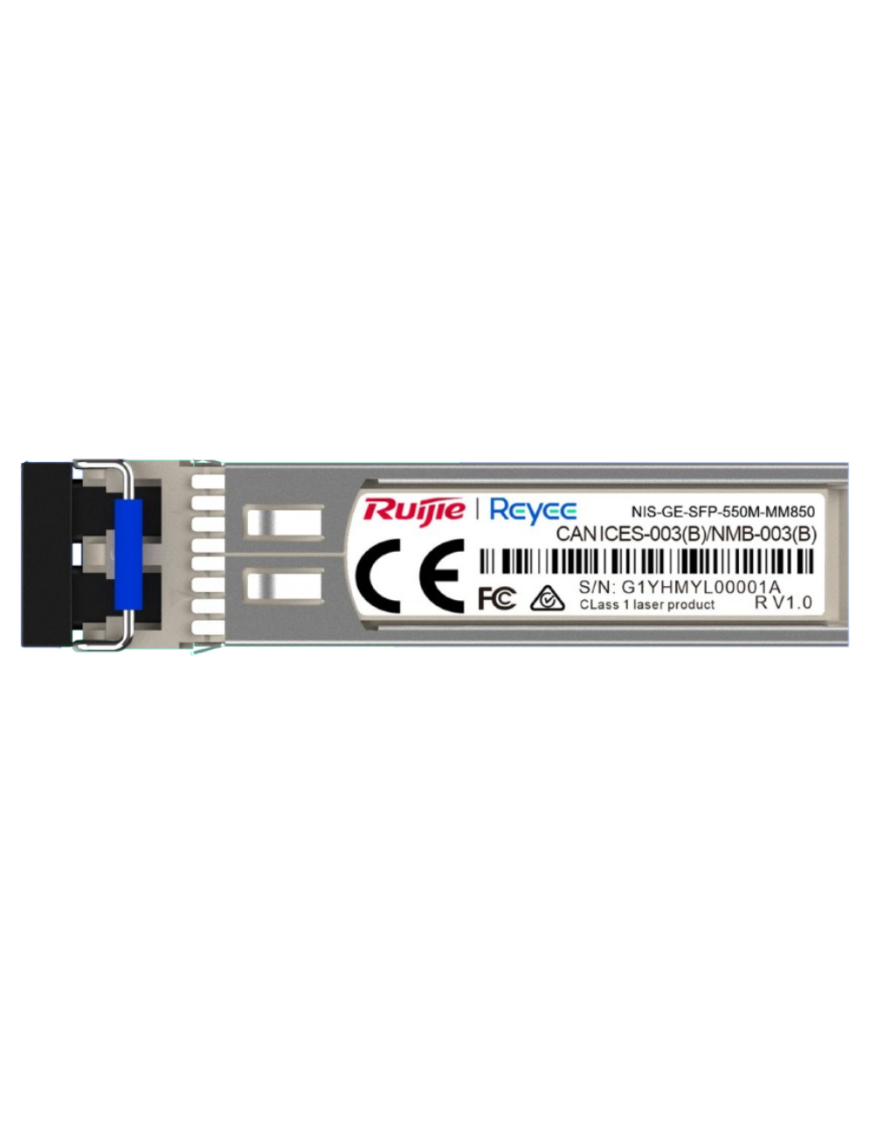 Ruijie Networks NIS-GE-SFP-550M-MM850 red modulo transceptor Fibra óptica 1000 Mbit/s 850 nm