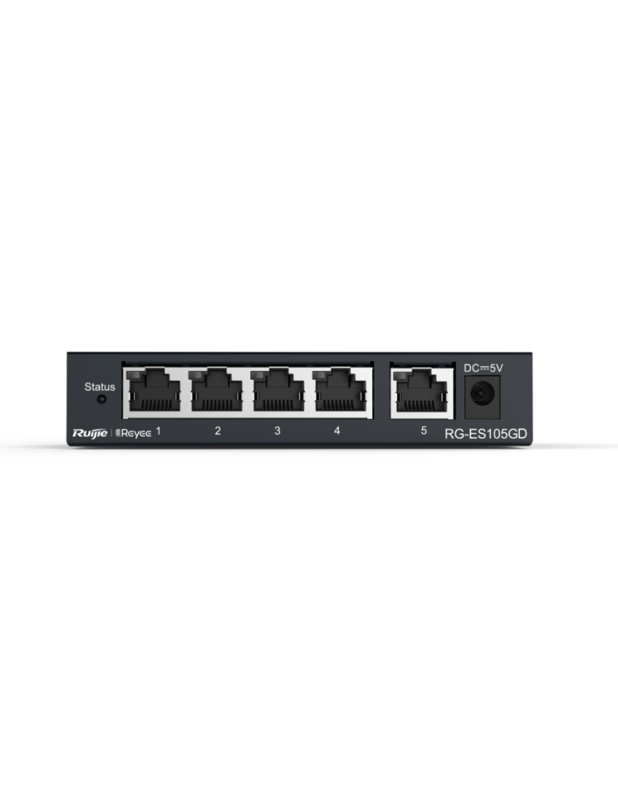 Ruijie Networks RG-ES105GD switch No administrado Gigabit Ethernet (10/100/1000) Negro