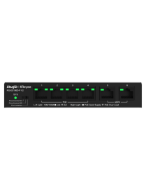 Ruijie Networks RG-ES106D-P V2 switch No administrado Fast Ethernet (10/100) Energía sobre Ethernet (PoE) Negro