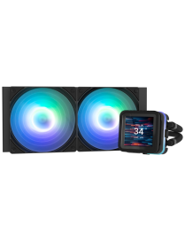 Zalman ALPHA2 DS A24 BLACK sistema de refrigeración para ordenador Procesador Sistema de refrigeración líquida todo en uno 12 cm