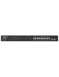 Ruijie Networks RG-ES118GS-P switch No administrado Gigabit Ethernet (10/100/1000) Energía sobre Ethernet (PoE) Negro