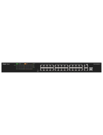 Ruijie Networks RG-ES126FGS-LP switch No administrado L2 Fast Ethernet (10/100) Energía sobre Ethernet (PoE) Negro