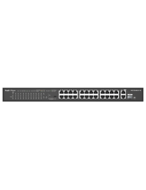 Ruijie Networks RG-ES126S-LP V2 switch No administrado Fast Ethernet (10/100) Energía sobre Ethernet (PoE) Negro