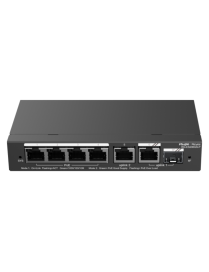 Ruijie Networks RG-ES206GS-P switch Gestionado L2 Gigabit Ethernet (10/100/1000) Energía sobre Ethernet (PoE) Negro