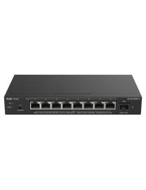 Ruijie Networks RG-ES209MG-P switch Gestionado L2 2.5G Ethernet (100/1000/2500) Energía sobre Ethernet (PoE) Negro