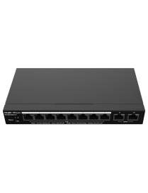 Ruijie Networks RG-ES210GC-LP switch Gestionado L2 Gigabit Ethernet (10/100/1000) Energía sobre Ethernet (PoE) Negro