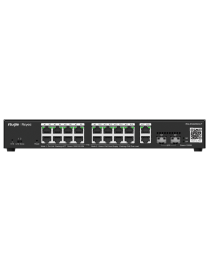 Ruijie Networks RG-ES220GS-P switch Gestionado L2 Gigabit Ethernet (10/100/1000) Energía sobre Ethernet (PoE) Negro