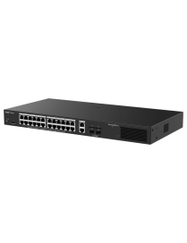 Ruijie Networks RG-ES228GS-LP switch Gestionado L2 Gigabit Ethernet (10/100/1000) Energía sobre Ethernet (PoE) Escritorio Negro