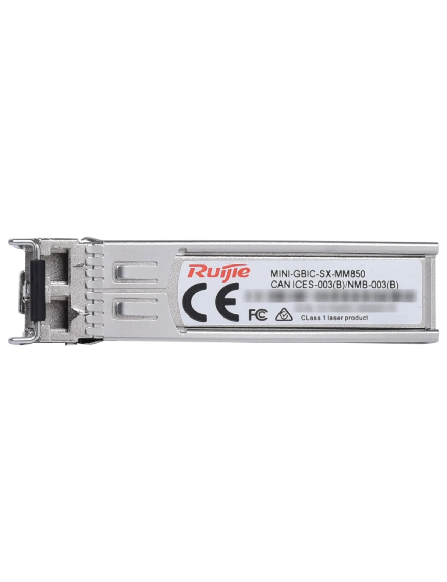 Ruijie Networks RG-MINI-GBIC-SXMM850 red modulo transceptor Fibra óptica 1000 Mbit/s SFP 850 nm