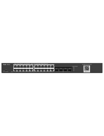 Ruijie Networks RG-NBS3100-24GT4SFP-P switch Gestionado L2 Gigabit Ethernet (10/100/1000) Energía sobre Ethernet (PoE) Negro