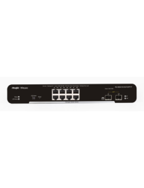 Ruijie Networks RG-NBS3100-8GT2SFP-P switch Gestionado L2 Gigabit Ethernet (10/100/1000) Energía sobre Ethernet (PoE) Negro