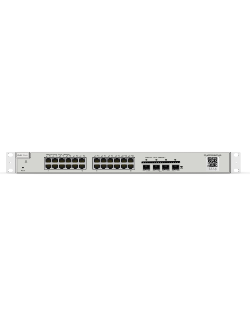 Ruijie Networks RG-NBS3200-24GT4XS switch Gestionado L2 Gigabit Ethernet (10/100/1000) Gris