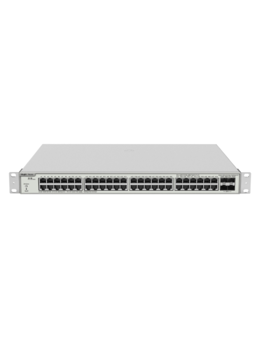 Ruijie Networks RG-NBS3200-48GT4XS-P-V2 switch Gestionado L2 Gigabit Ethernet (10/100/1000) Energía sobre Ethernet (PoE) Gris