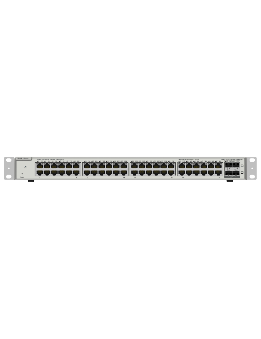 Ruijie Networks RG-NBS5100-48GT4SFP switch Gestionado L3 Gigabit Ethernet (10/100/1000) Negro