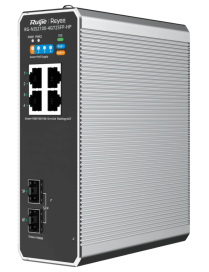 Ruijie Networks RG-NIS2100 Gestionado L2 Gigabit Ethernet (10/100/1000) Energía sobre Ethernet (PoE) Negro, Acero inoxidable