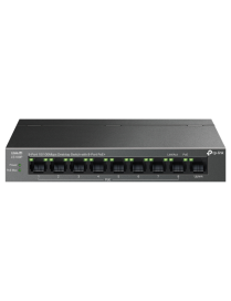 TP-Link LiteWave LS109P switch No administrado Fast Ethernet (10/100) Energía sobre Ethernet (PoE) Negro