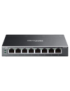 TP-Link Omada ES208GP switch Gestionado L2 Gigabit Ethernet (10/100/1000) Energía sobre Ethernet (PoE) DIN rail Negro