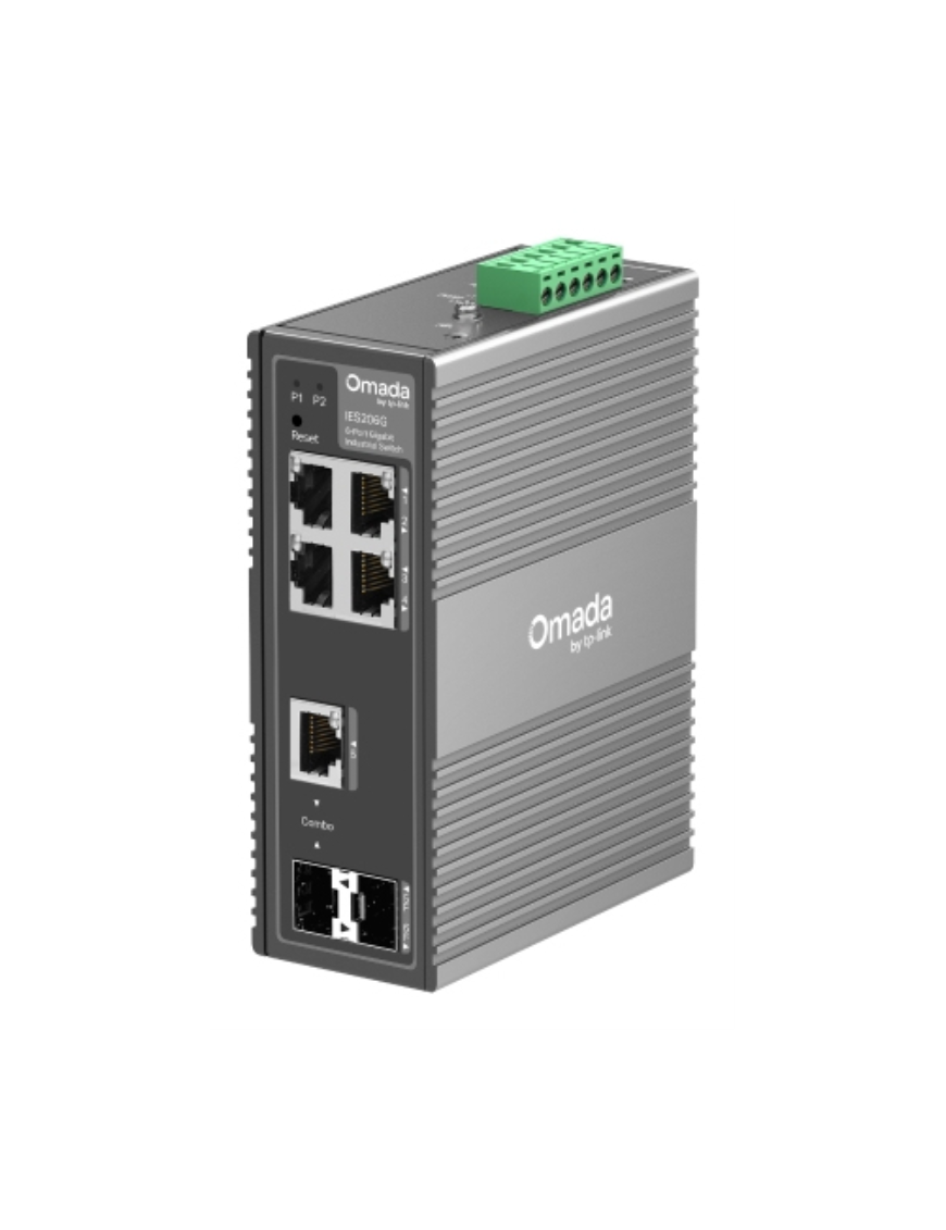TP-Link Omada IES206G switch Gestionado Gigabit Ethernet (10/100/1000) Negro