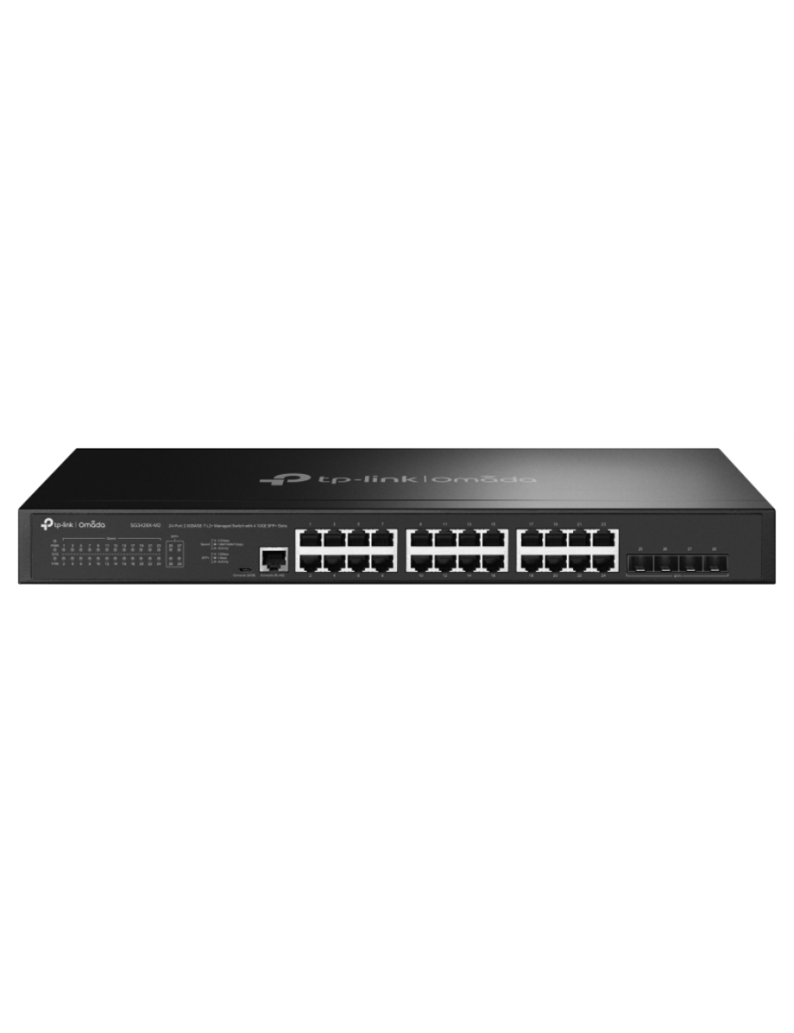 TP-Link Omada SG3428X-M2 switch Gestionado L2+ 2.5G Ethernet (100/1000/2500) 1U Negro