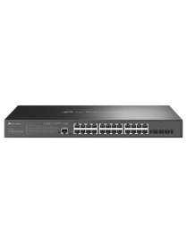 TP-Link Omada SG3428XMP switch Gestionado L2+ Gigabit Ethernet (10/100/1000) Energía sobre Ethernet (PoE) 1U Negro