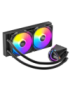 Antec Skeleton 240 Procesador Sistema de refrigeración líquida todo en uno 12 cm Negro