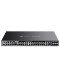 TP-Link Omada SG6654XHP switch Gestionado L3 Gigabit Ethernet (10/100/1000) Energía sobre Ethernet (PoE) 1U Negro