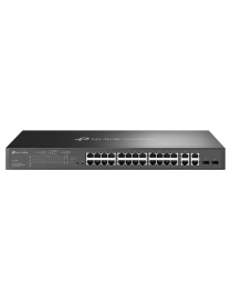 TP-Link Omada SL2428P switch Gestionado L2 Fast Ethernet (10/100) Energía sobre Ethernet (PoE) 1U Negro