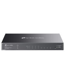 TP-Link Omada TL-SG2008P Gestionado L2/L2+ Gigabit Ethernet (10/100/1000) Energía sobre Ethernet (PoE) Negro